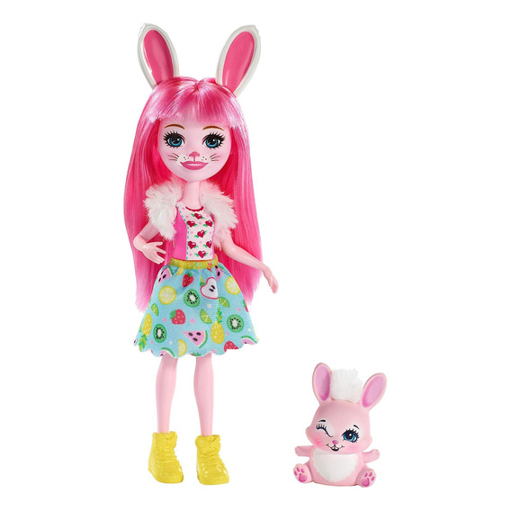 Muñeca Bree Bunny Con Mascota Enchantimals Mattel Dvh87