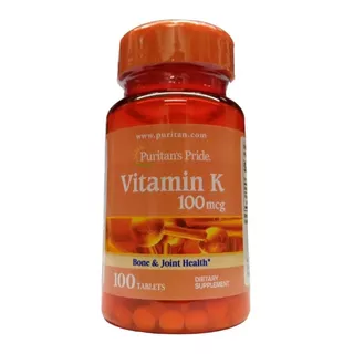 Vitamin K X100t Puritan's Pride