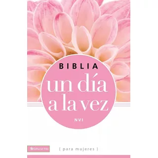 Biblia Un Día A La Vez Nvi, Color Rosa, Piel Italiana