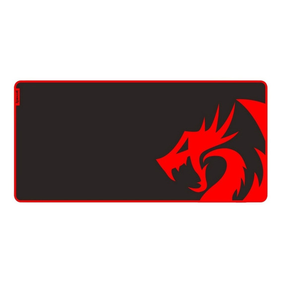 Mousepad Gamer Redragon P006 Kunlun L 88 Cm X 42 Cm Color Negro/Rojo