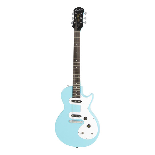 Guitarra eléctrica Epiphone Les Paul Melody Maker E1 de álamo pacific blue con diapasón de palo de rosa