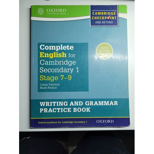 Complete English For Cambridge Secondary 1 - Writing And Gra