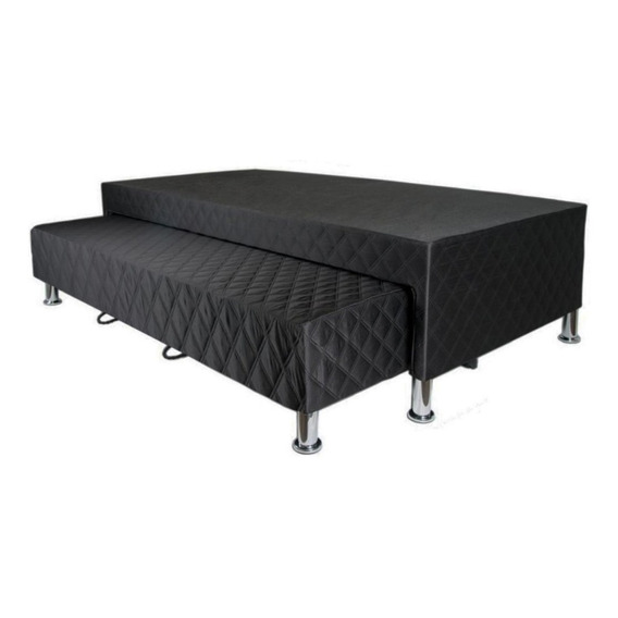 Cama Auxilar Sommier Box Marinera De 1 Plaza Mueble Espuma 