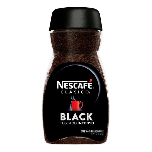 Café Soluble Black Clasico Nescafe 170 Grs