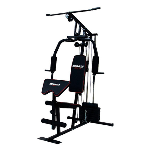 Gimnasio Multifuncional Sparta Fitness Barras De Peso 33.5kg Color de la estructura Negro