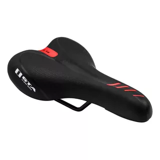 Selim Banco Bike Mtb Gta Nx Sport Series S/carrinho - Cores Cor Preto/vermelho