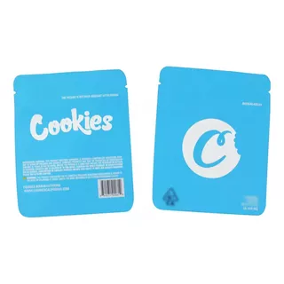 40 Bolsas Mylar Herméticas Metalizadas Resellables Cookies