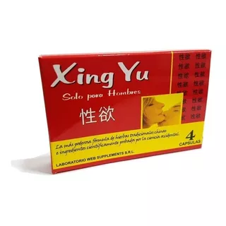 Xing Yu X4 Capsulas - Potenciador Masculino Vigorizante Natural