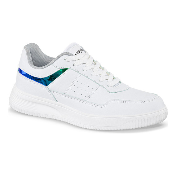 Tenis Trisonte Blanco-azul Para Mujer Croydon