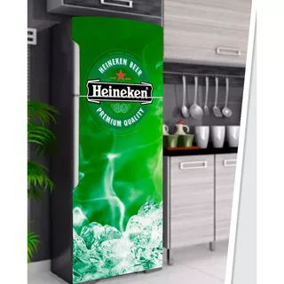 Adesivo Geladeira Decorativo Freezer Completo Heineken 22