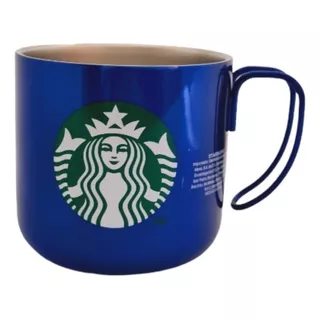 Taza Starbucks Acero Inoxidable Navidad 2023 Color Azul Navidad Acero Inoxidable