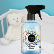 Água Perfumada Para Tecidos Aroma Baby Giorno Casa 500 Ml