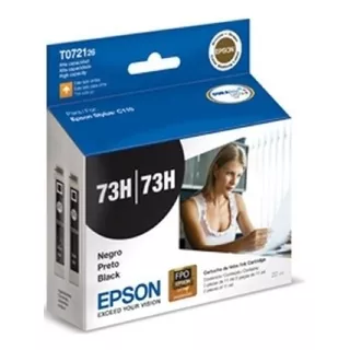 Cartucho De Tinta Preta Epson T072126-al 750 Páginas/v