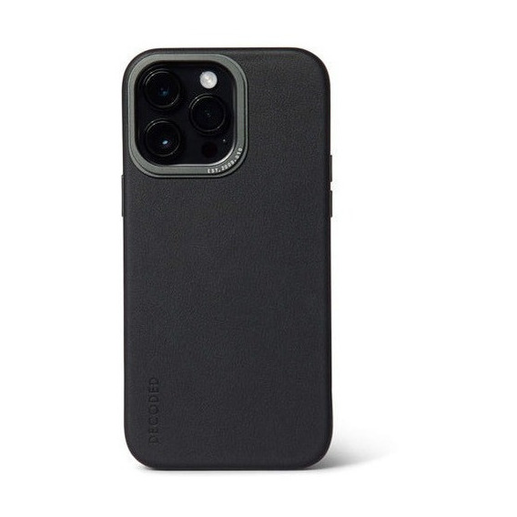 Funda Cuero Backcover Con Magsafe iPhone 14 Pro Max Decoded Color Negro