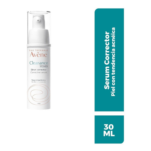 Serúm Avène Cleanance Women Anti Imperfecciones 30ml Momento de aplicación Día/Noche Tipo de piel Grasa