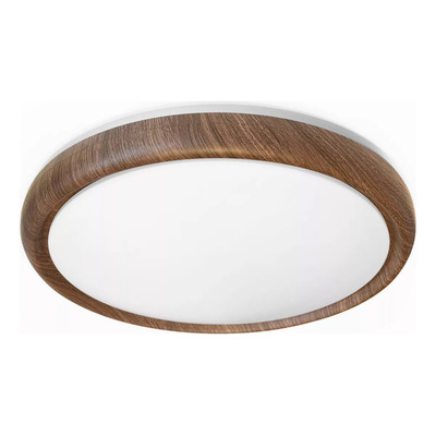 Plafon Bore Led Madera Oscura Control Remoto Dimerizable Vk