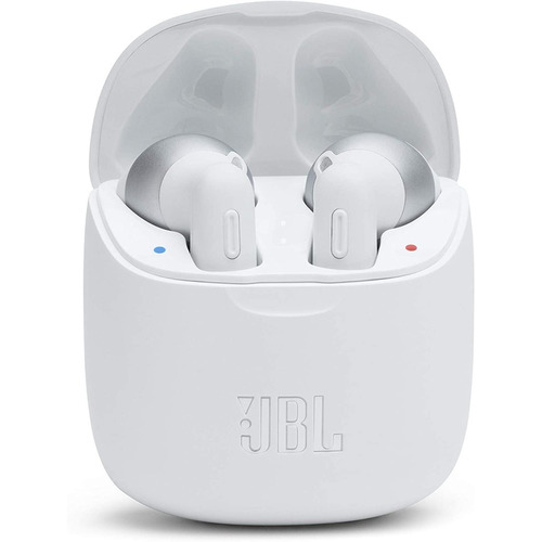 Auricular in-ear gamer inalámbrico JBL Tune 225TWS white con luz LED