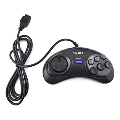 Controlador De Juego De 2 Piezas Para Sega Genesis Para 16 B