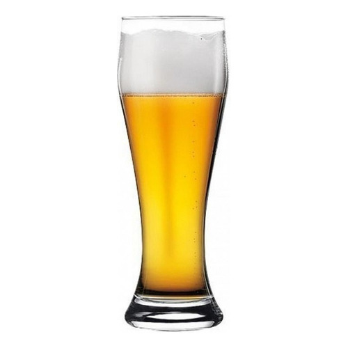 Vaso Para Cerveza 415ml 24 Piezas Pasabahce Weizenbeer 42116 Color Transparente