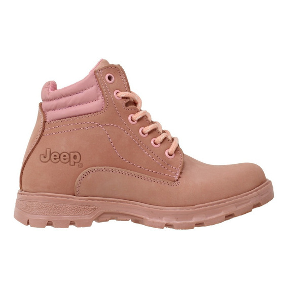 Botas Jeep Mujer  Rosas Gris 20200  Casuales Originales 