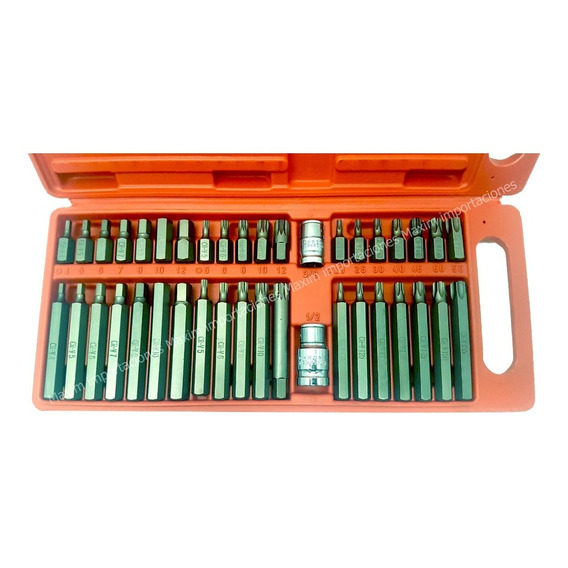 Juego De Puntas Allen Torx Multiestría - 40 Piezas- Davidson