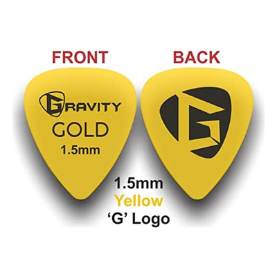 Gravity Púas De Guitarra Gold Series, Perfectas Para Princip