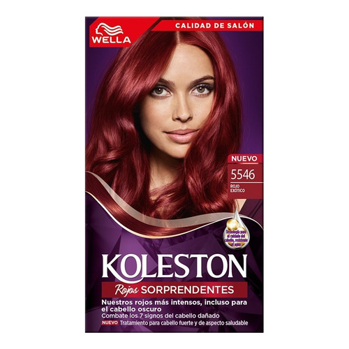  Tinte Permanente Koleston 5546 Rojo Exótico