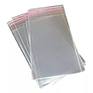 Saquinho Plástico Adesivado - Tam. 6x12 / 400 Unidades
