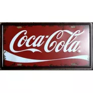 Chapa Patente Decorativa Vintage Cartel 30x15 Coca Cola 