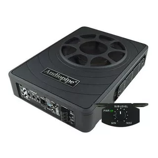 Bajo Plano Amplificado 8 Pulgadas Compacto 350w Audiopipe