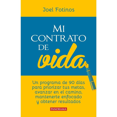 Mi Contrato De Vida., De Joel Fotinos. Editorial Panorama En Español