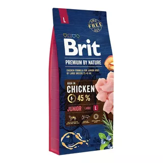 Alimento Europeo Brit Premium Junior L (cachorro) 15k