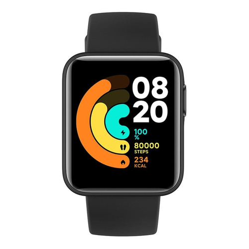 Reloj Inteligente Mi Watch Lite Xiaomi Color de la caja Negro Color del bisel Negro