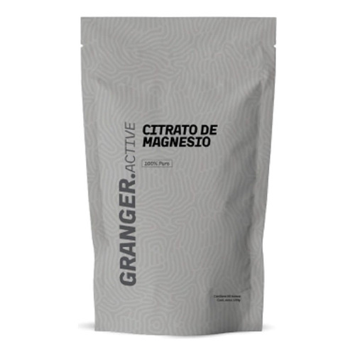 Citrato De Magnesio Granger 144g Apto Vegano %100 Puro Sabor Sin Sabor