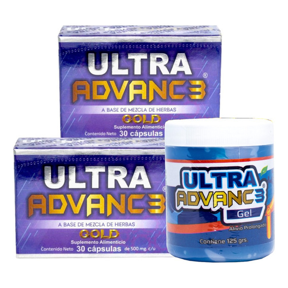 Ultra Advanc3 Gold 2 Cajas + 1 Gel Producto De Calidad