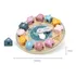 Juego Reloj Madera Encastre-enhebrado Polarb Cadaques Kids