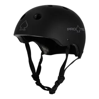 Capacete Pro-tec Skate Profissional Matte Black Fosco