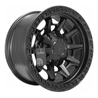 Juego Rines 16x8 5/114 Y 5/127 Negros Offroad, Ranger Jeep