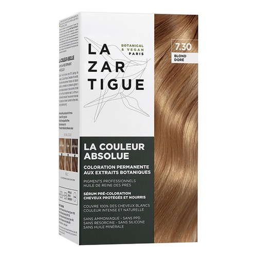 Tinte Lazartigue Tono #7.3la Couleur Absolue Rubio Dorado