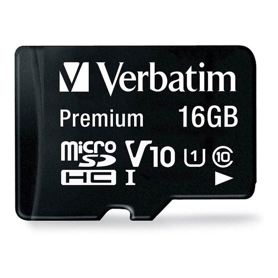 Memoria Micro Sd Verbatim 16gb 80mb/s Celular Camara Tablet