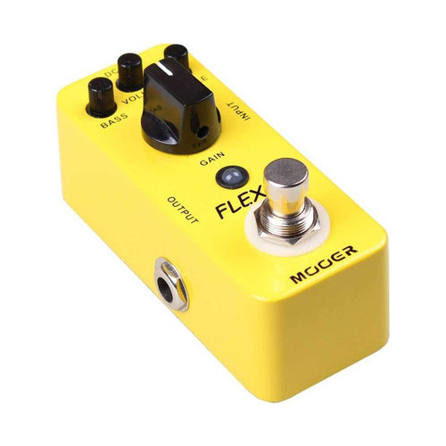 Mooer Flex Boost Micro Pedal De Efecto Para Guitarra Color Amarillo