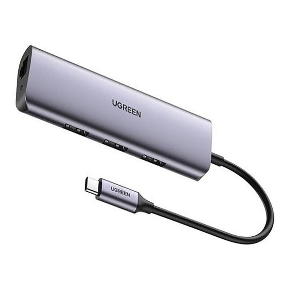 Adaptador Usb-c Ugreen Usb3.0 X3 +ethernet Gigabit +microusb