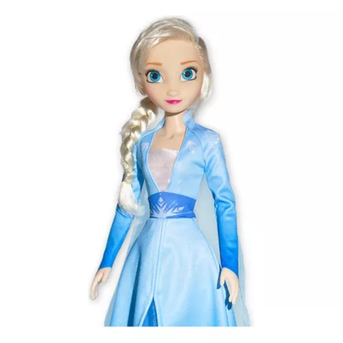 Boneca Elsa Frozen 2 Disney Gigante Grande 55 Cm - Alfabay - Cubo