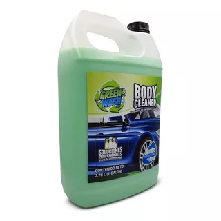 Shampoo Para Vehículo  Green Wash 3 Body Cleaner Galón 3.78 L Liquido En Bidón De 3.78l