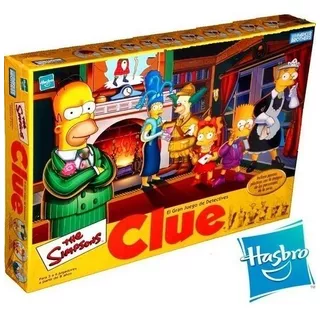 Clue El Clásico Juego De Misterio - Los Simpsons - Hasbro
