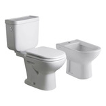 Combo Ferrum Bari Inodoro Deposito Dual Bidet Tapa De Regalo