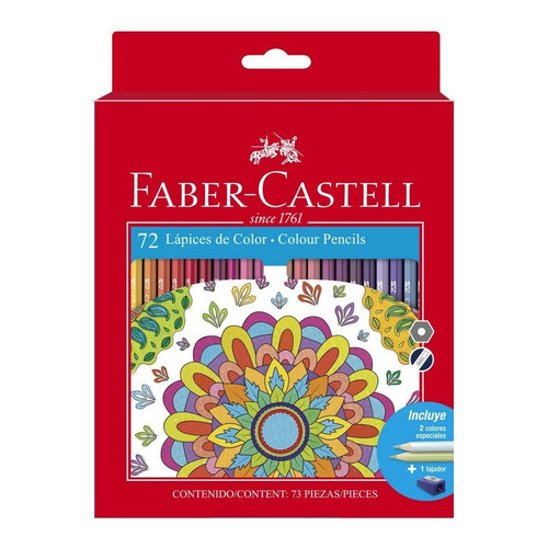 72 Lápices Faber Castell Hexagonales Eco-lápices Estuche Color del trazo Diferentes