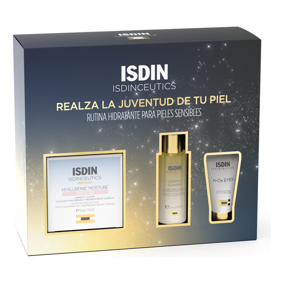 Pack Isdin Moisture 50ml + Cleansing 27 Ml + K-ox Eyes X 3ml