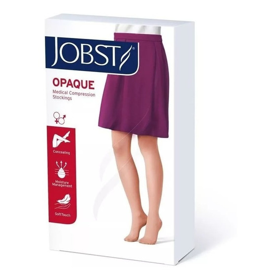 Jobst Opaque Media A La Rodilla Compresion20-30 Punta Cerrad