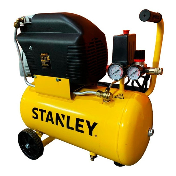 Compresor Aire Stanley 24l 2hp D 211/8/24 Color Amarillo Fase eléctrica Monofásica Frecuencia 50 Hz